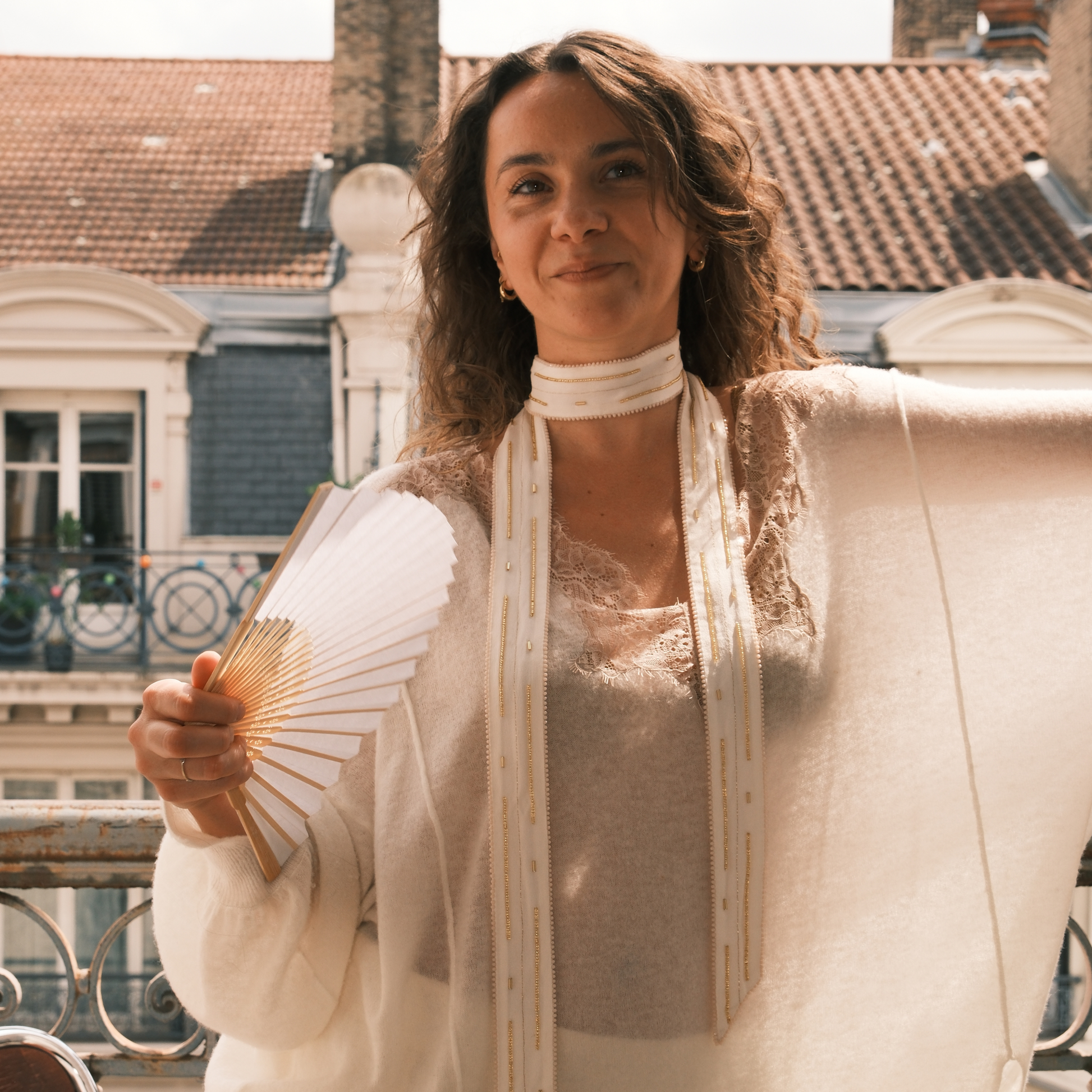 ✨ NOUVEAUTÉ ✨ Sautoir Maxi Ivoire – Bijou en soie