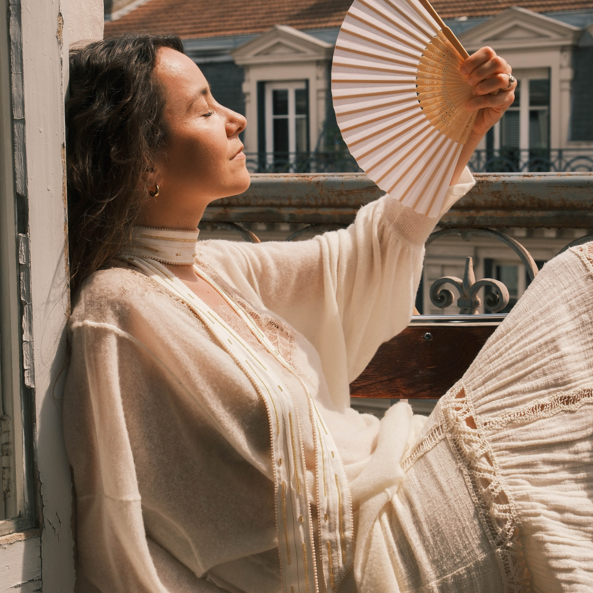 ✨ NOUVEAUTÉ ✨ Sautoir Maxi Ivoire – Bijou en soie