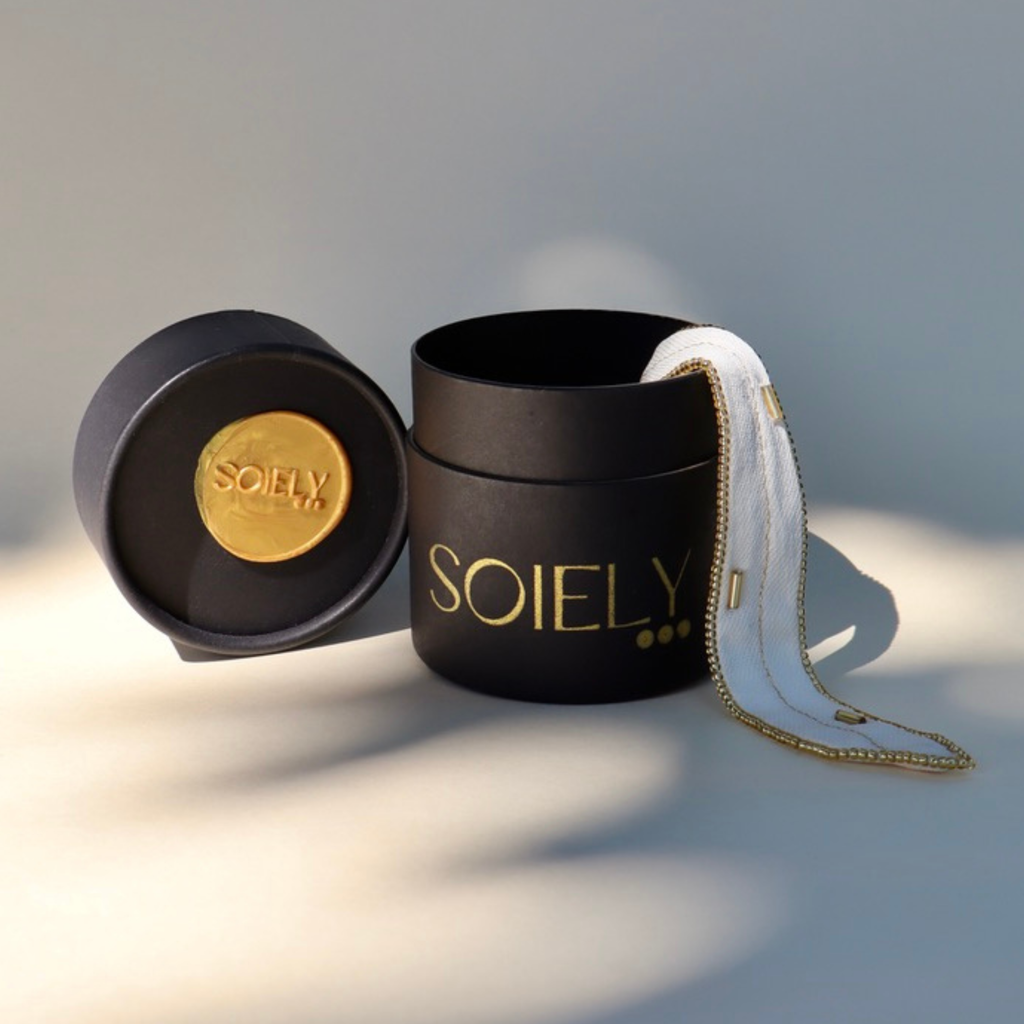 ✨ NOUVEAUTÉ ✨ Sautoir Mini Ivoire– Bijou en soie