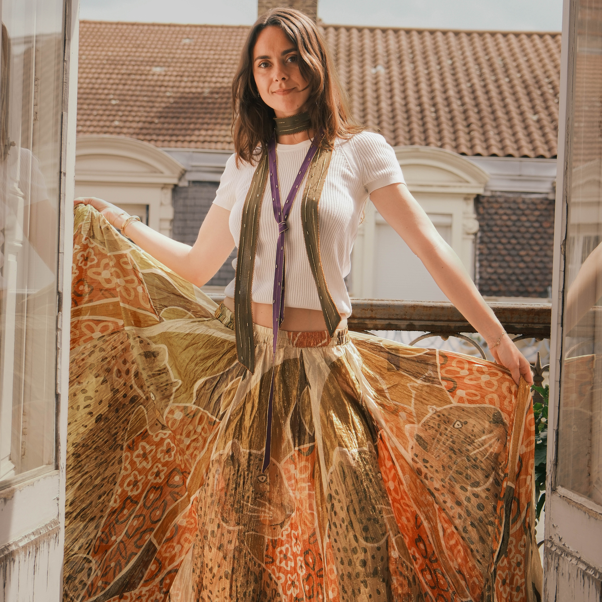✨ NOUVEAUTÉ ✨ Sautoir Maxi Olive – Bijou en soie